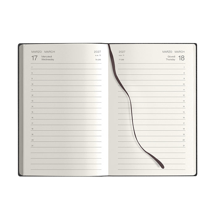CL329 - AGENDA GIORNALIERA - MODELLO PB544 (CLAMUS BLACK POCKET)