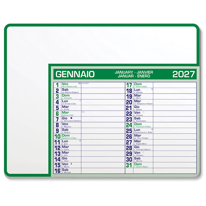 PA782 - CALENDAR PAD EDGE