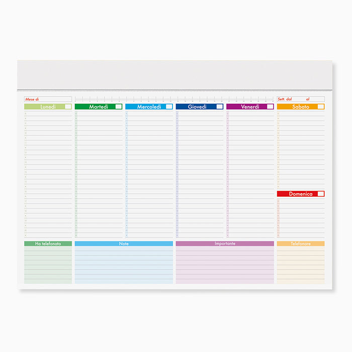 PA802 - PLANNING MULTICOLOR