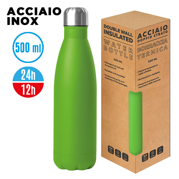 PC414 - STEEL MAT BOTTLE 500