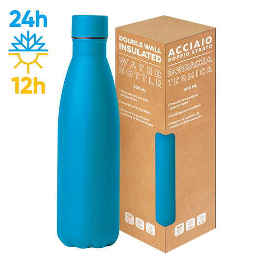 PC416 - STEEL MAT BOTTLE 500 FLAT
