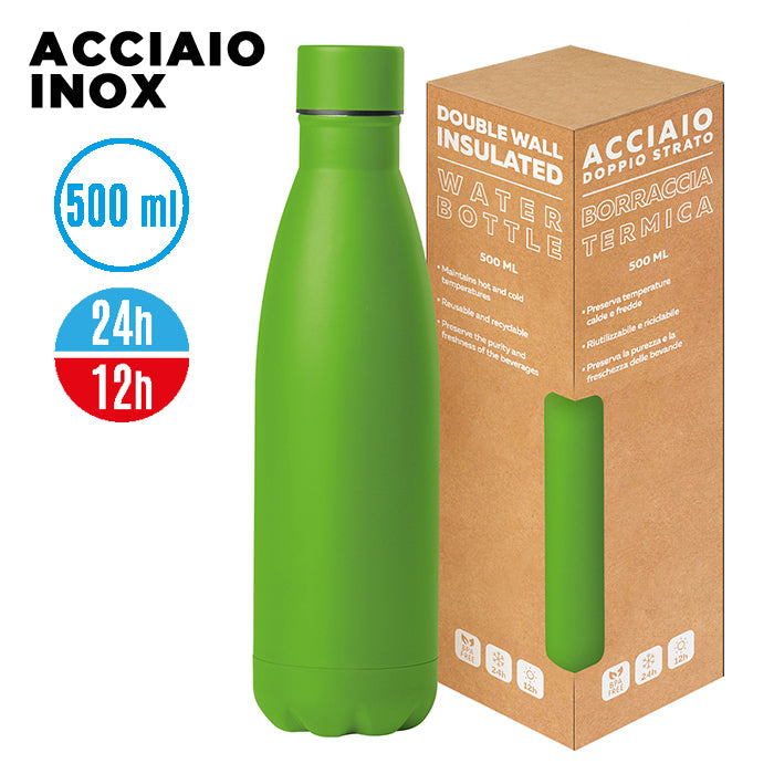 PC416 - STEEL MAT BOTTLE 500 FLAT