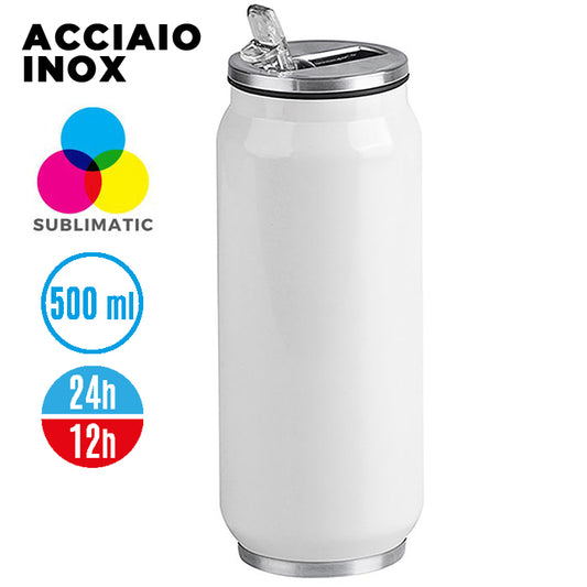 PC436 - STEEL SUBLI CAN 500