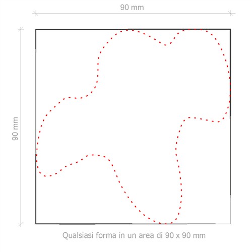 Profumatore auto personalizzato max 9x9 cm Cod. ZG24600 | FullCustom Profumatore auto entro 9x9 cm full-colour.