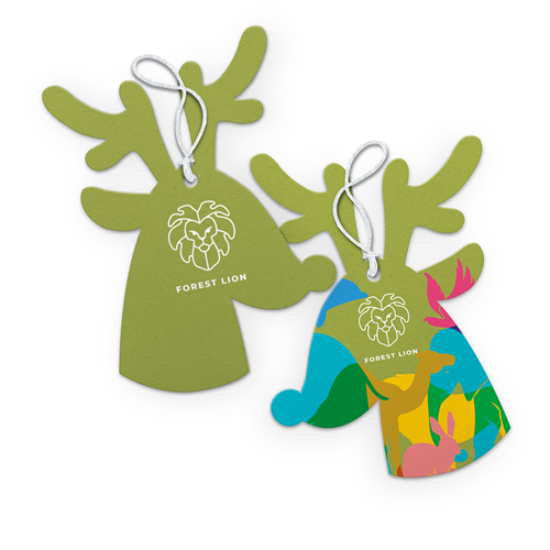 Profumatore auto personalizzato max 9x9 cm Cod. ZG24600 | FullCustom Profumatore auto entro 9x9 cm full-colour.