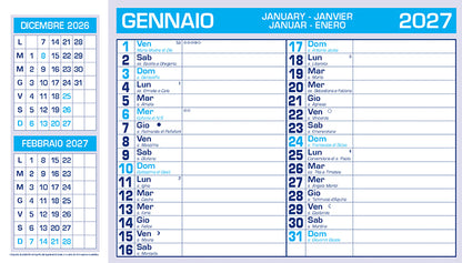 PA782 - CALENDAR PAD EDGE
