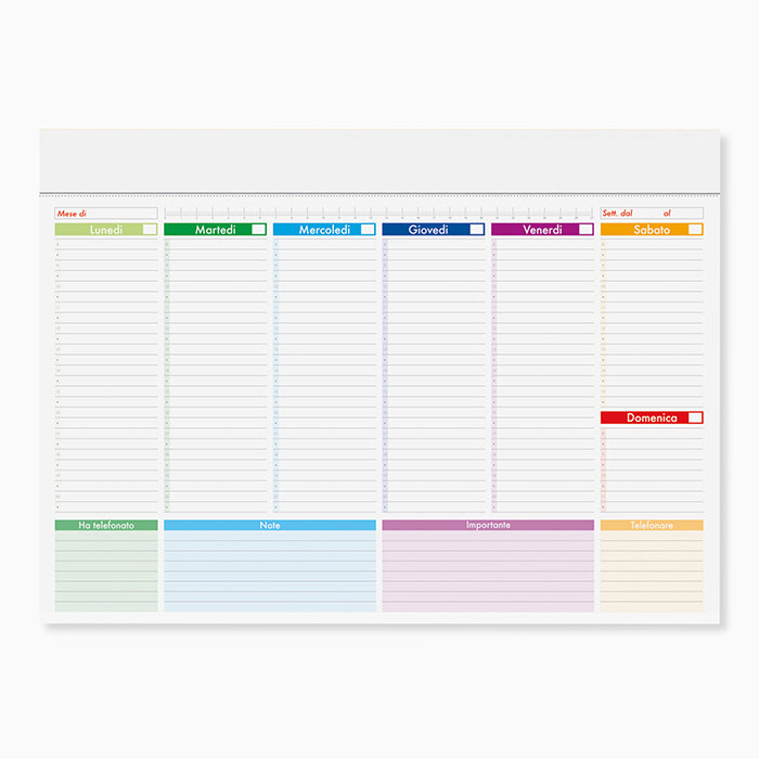 PA806 - MINI PLANNING MULTICOLOR