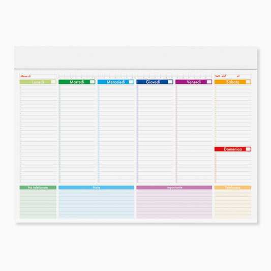 PA806 - MINI PLANNING MULTICOLOR