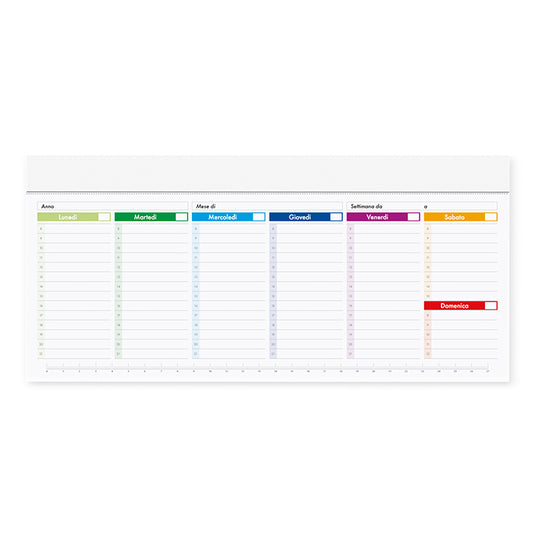 PA807 - SLIM PLANNING MULTICOLOR