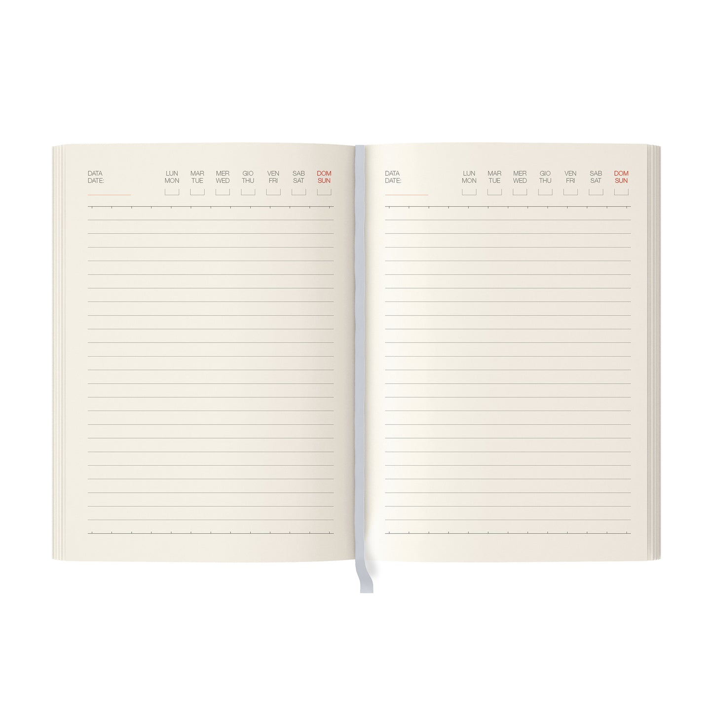 PB206SDA - AGENDA GIORNALIERA IN TAM