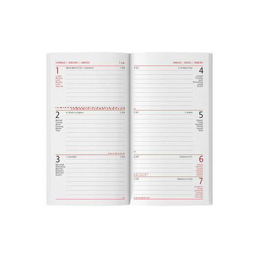PB209 - AGENDA SETTIMANALE