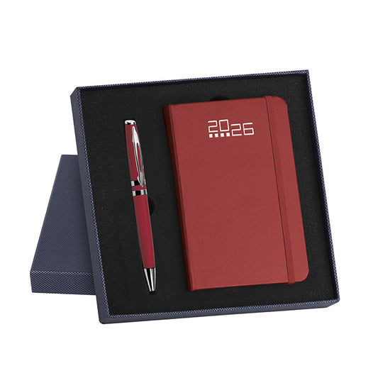 PB573 - PARURE AGENDA/NOTES E PENNA