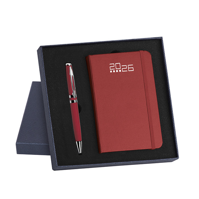 PB573 - PARURE AGENDA/NOTES E PENNA