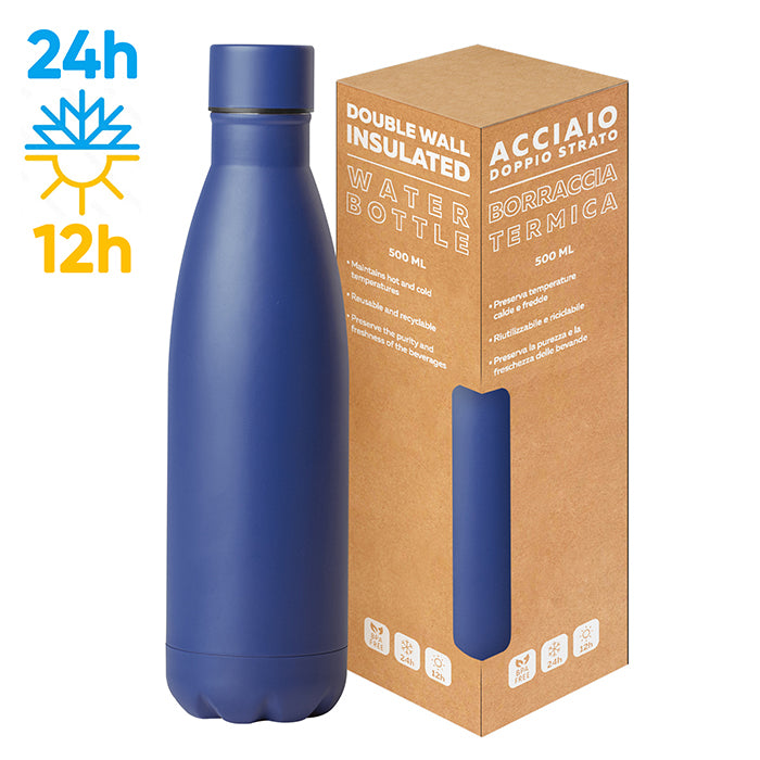 PC416 - STEEL MAT BOTTLE 500 FLAT