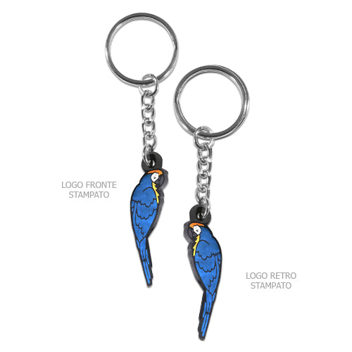 Portachiavi sagomati 2D max 3x3 cm CLEF Cod. ZG20700 | FullCustom Portachiavi in PVC personalizzato CLEF 3 (30x30 mm)