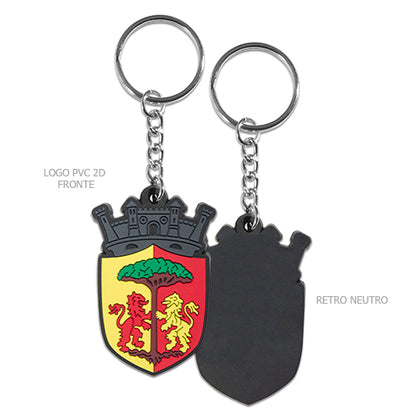 Portachiavi personalizzati 2D max 4x4 cm CLEF Cod. ZG20701 | FullCustom Portachiavi in PVC personalizzato CLEF 4 (40x40 mm)