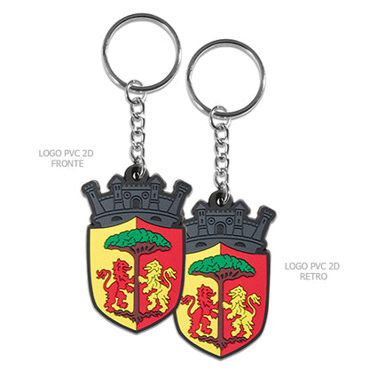 Portachiavi personalizzati 2D max 4x4 cm CLEF Cod. ZG20701 | FullCustom Portachiavi in PVC personalizzato CLEF 4 (40x40 mm)