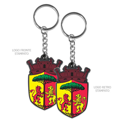 Portachiavi personalizzati 2D max 4x4 cm CLEF Cod. ZG20701 | FullCustom Portachiavi in PVC personalizzato CLEF 4 (40x40 mm)