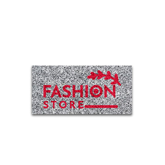 Zerbino intarsiato 50x100 cm Cod. ZG21100 | FullCustom Zerbino personalizzato con intarsio 50x100 cm in PP agugliato effetto cocco sintetico resistente al