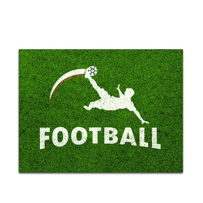 Zerbino personalizzato con intarsio 150x200 cm Cod. ZG21104 | FullCustom Zerbino personalizzato con intarsio 150x200 cm in PP agugliato effetto cocco sintetico resistente