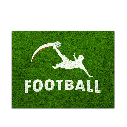 Zerbino personalizzato con intarsio 150x200 cm Cod. ZG21104 | FullCustom Zerbino personalizzato con intarsio 150x200 cm in PP agugliato effetto cocco sintetico resistente