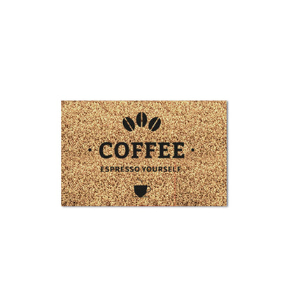 Zerbino personalizzato con intarsio 60x90 cm Cod. ZG21106 | FullCustom Zerbino personalizzato con intarsio 60x90 cm in PP agugliato effetto cocco sintetico resistente