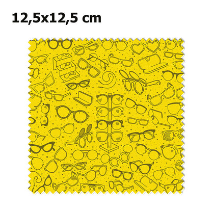 Pannetti stampati 12,5x12,5 cm Cod. ZG22100 | FullCustom I panni per occhiali ideali utili non solo per la pulizia di occhiali da vista o occhiali da sole,