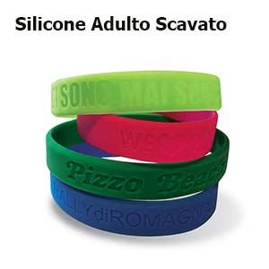 Braccialetti silicone personalizzati con logo scavato BRACELET Cod. ZG22610 | FullCustom