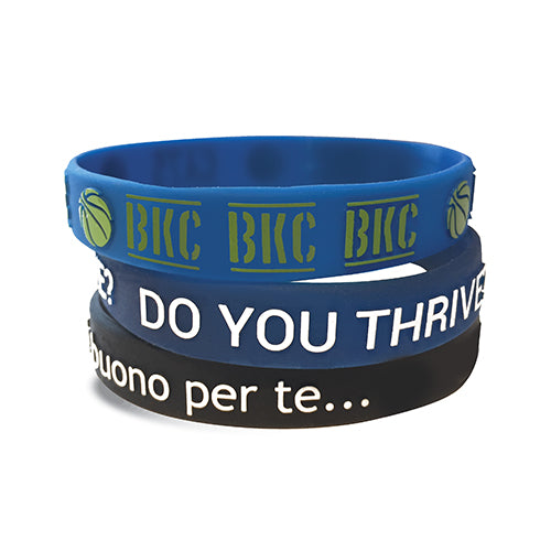 Braccialetti bambini silicone personalizzati a rilievo BRACELET Cod. ZG22620 | FullCustom