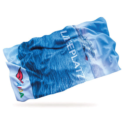 Telo mare personalizzato in cotone e rpet varie misure 300 gr Cod. ZR22005 | Doubleface Technology