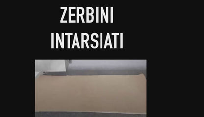 Zerbino intarsiato 50x100 cm Cod. ZG21100 | FullCustom Zerbino personalizzato con intarsio 50x100 cm in PP agugliato effetto cocco sintetico resistente al